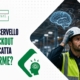 Lavoratore in ambiente industriale durante un allarme con riferimento al blackout del cervello e alla sicurezza sul lavoro